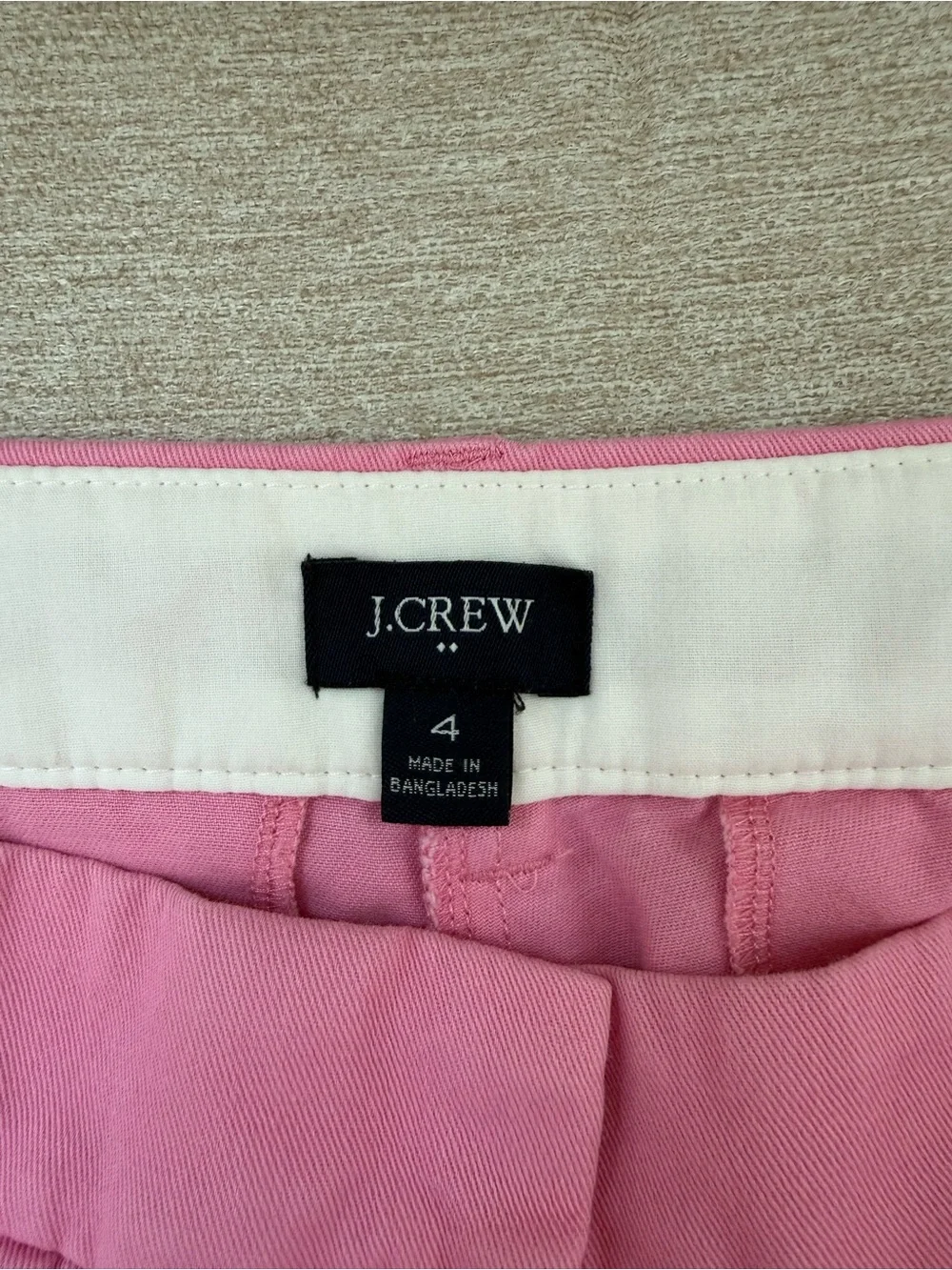 J. Crew Pink Chino Shorts